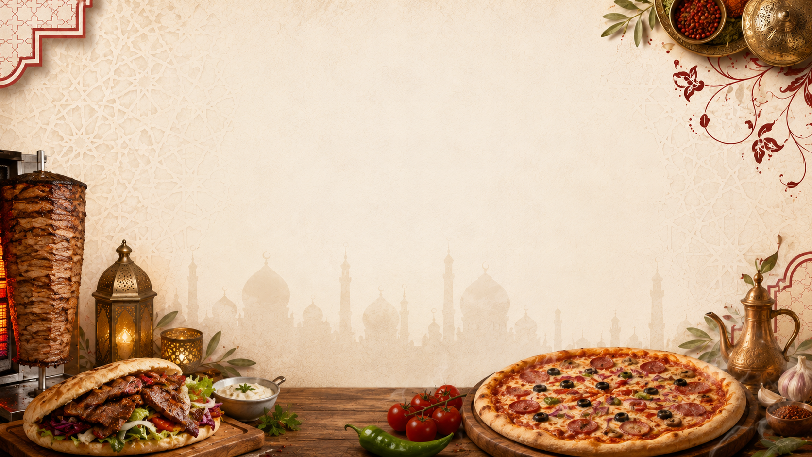 Orientalischer Hintergrund