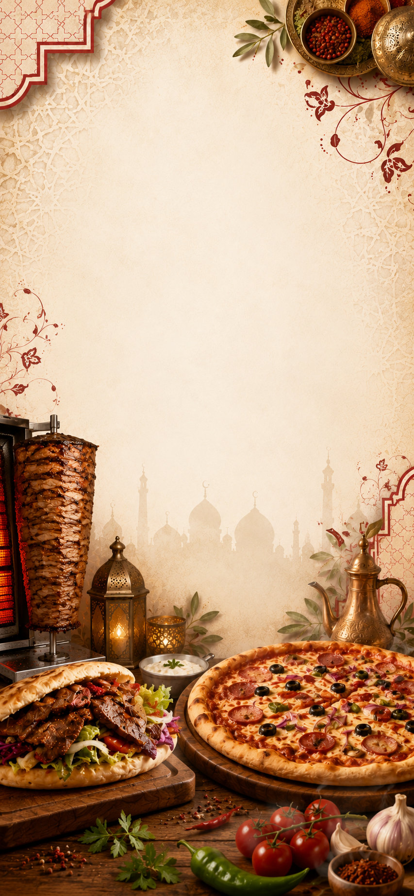 Orientalischer Hintergrund